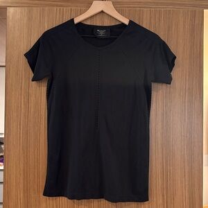 Athleta:  Performance Tee, Size M, Black